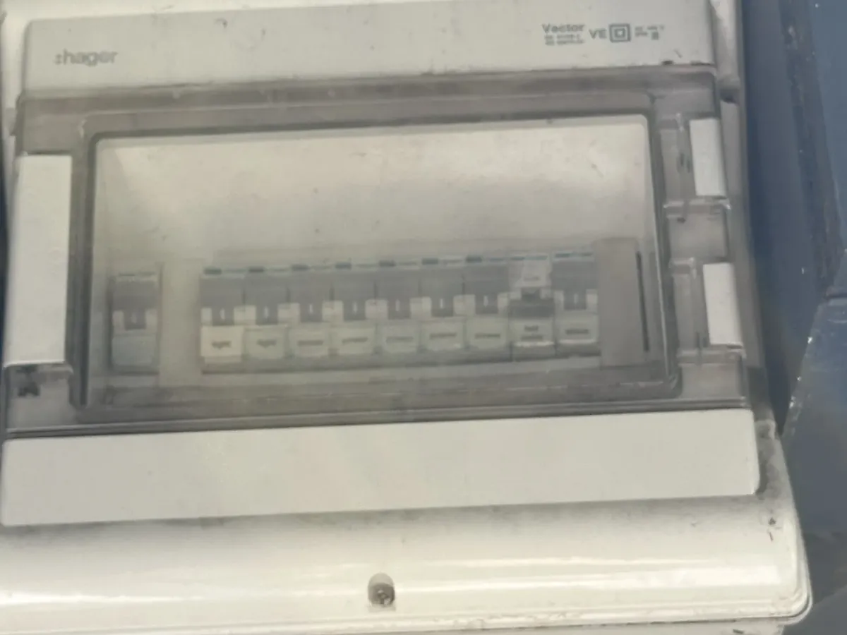 Switchboard with its row of circuit breakers in a Paddington home