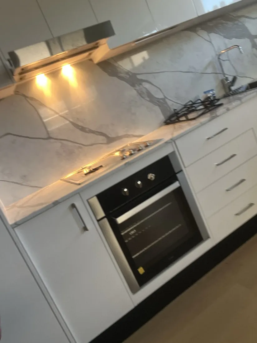 Gas cooktop and oven installed and certified on a Mr Splash job in Spring Farm