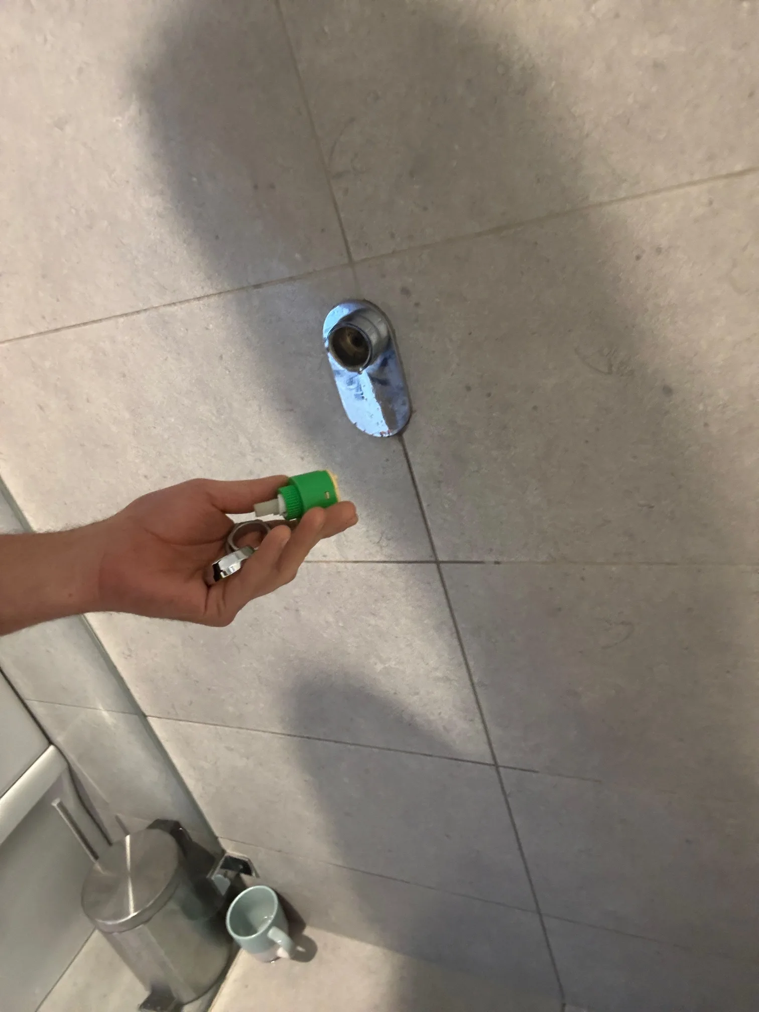 Tap seat re-cut and new washer fitted on a Mr Splash repair