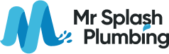 Mr Splash Plumbing logo blue