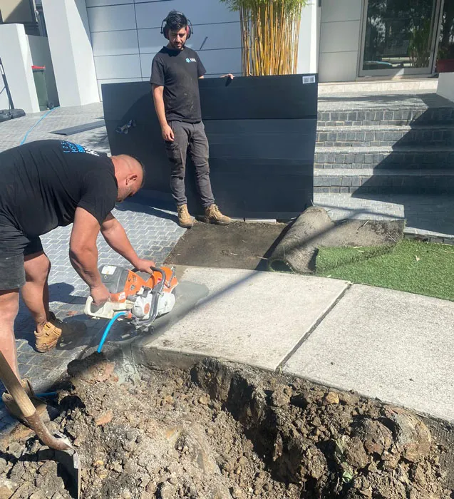 Sewer line blockage clearing