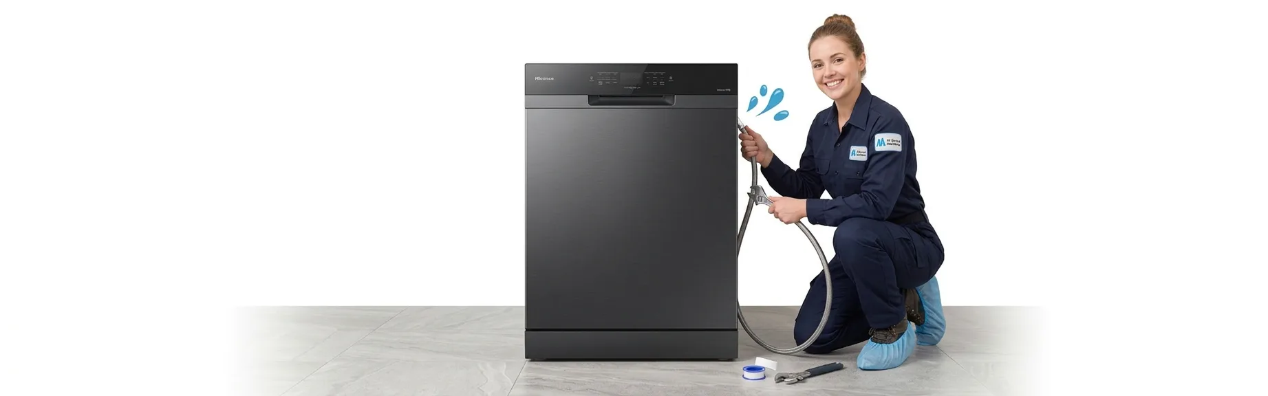 Dishwasher installation by licensed plumber - Mr Splash Plumbing Sydney