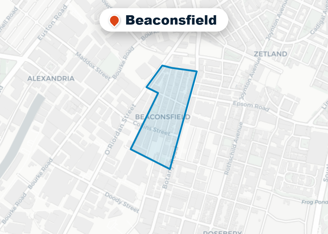 Map of Mr Splash plumbing service area in Beaconsfield