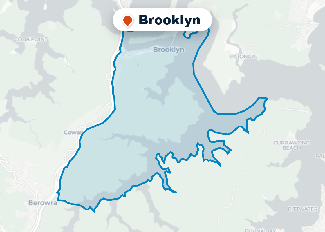 Map of Mr Splash plumbing service area in Brooklyn