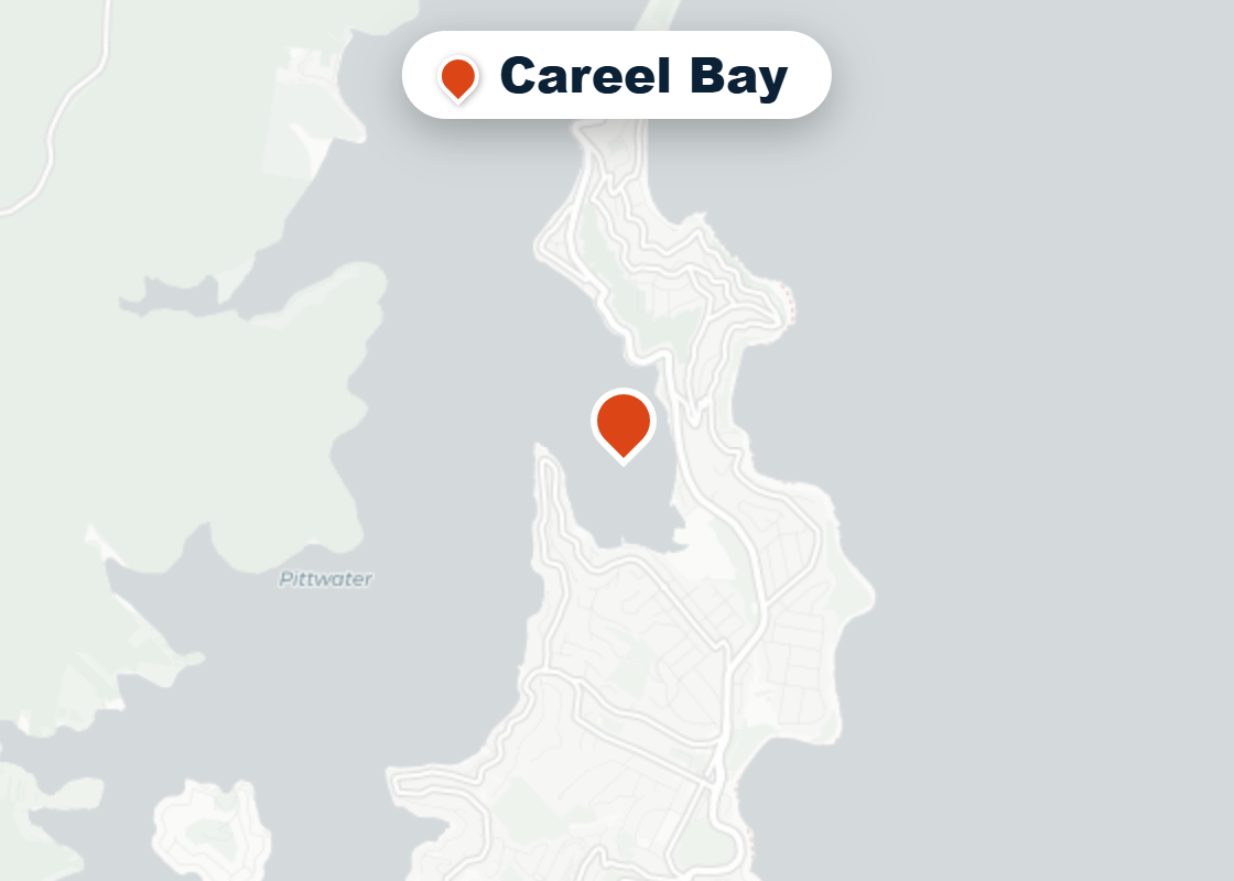 Map of Mr Splash plumbing service area in Careel Bay