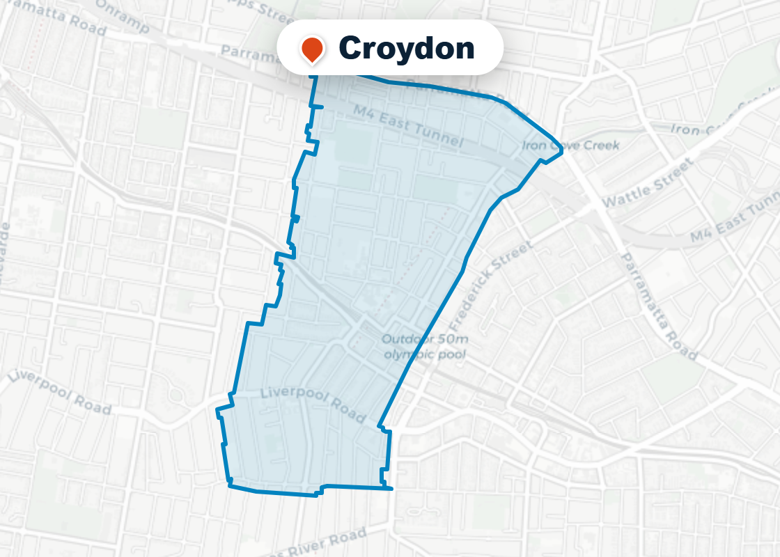 Map of Mr Splash plumbing service area in Croydon