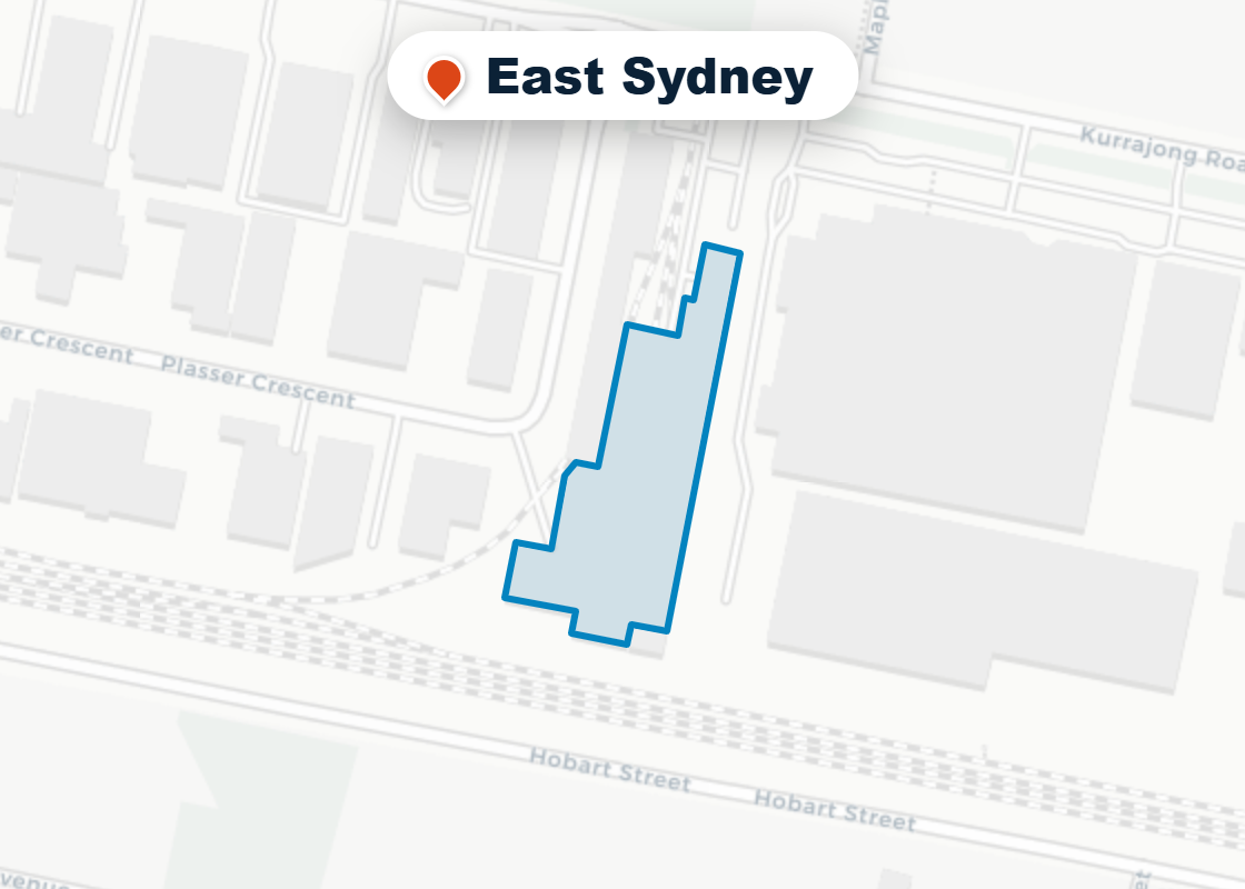 Map of Mr Splash plumbing service area in East Sydney