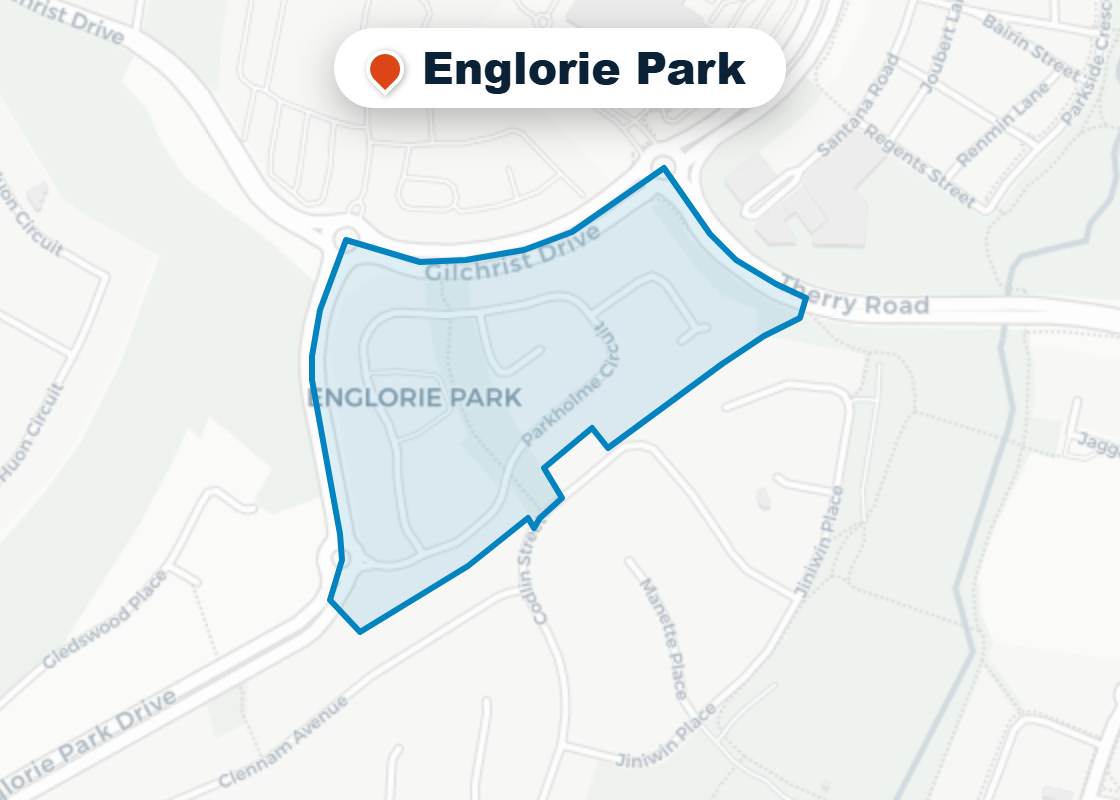 Map of Mr Splash plumbing service area in Englorie Park