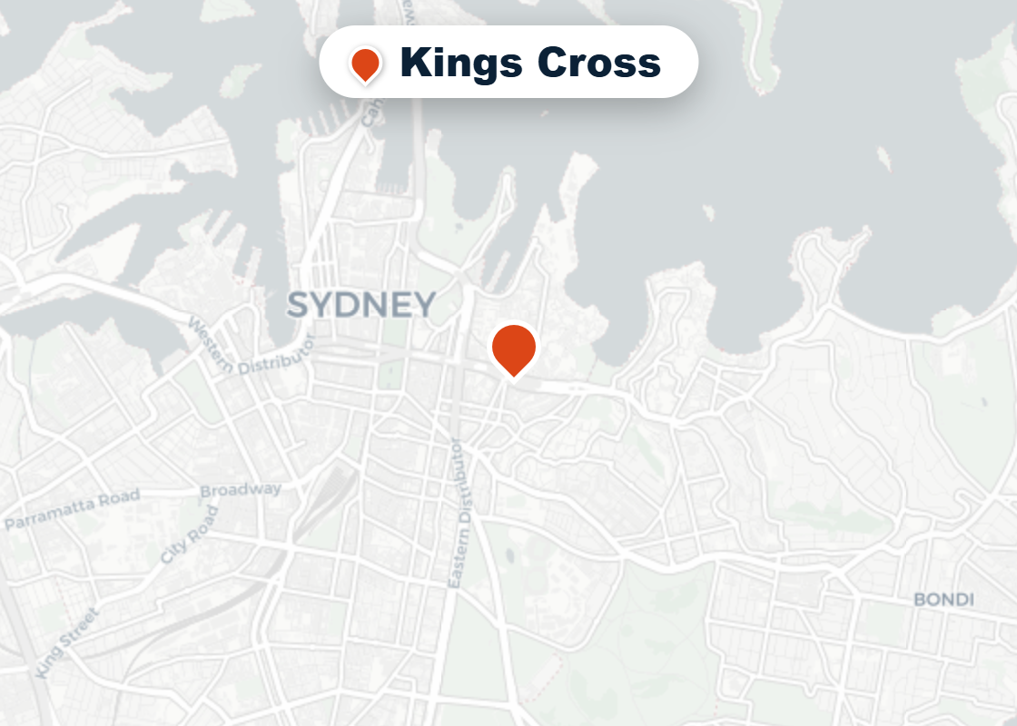 Map of Mr Splash plumbing service area in Kings Cross