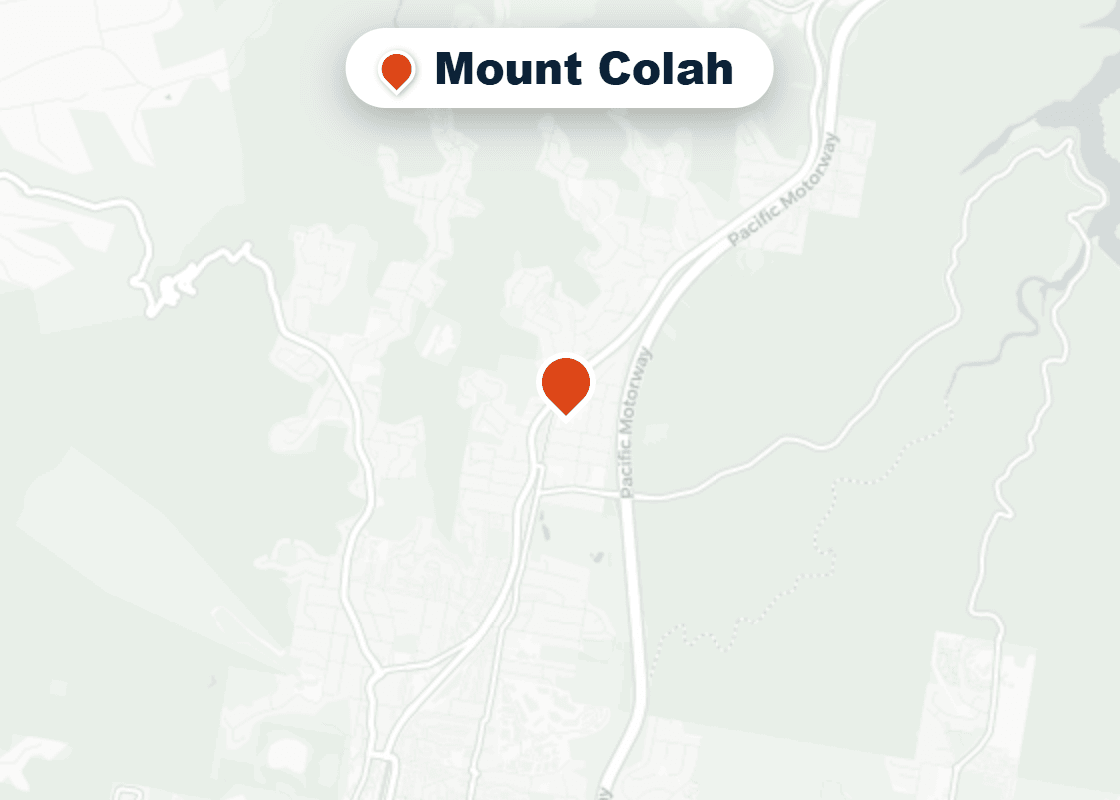 Map of Mr Splash plumbing service area in Mount Colah