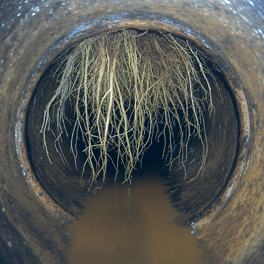 Root intrusion at joint