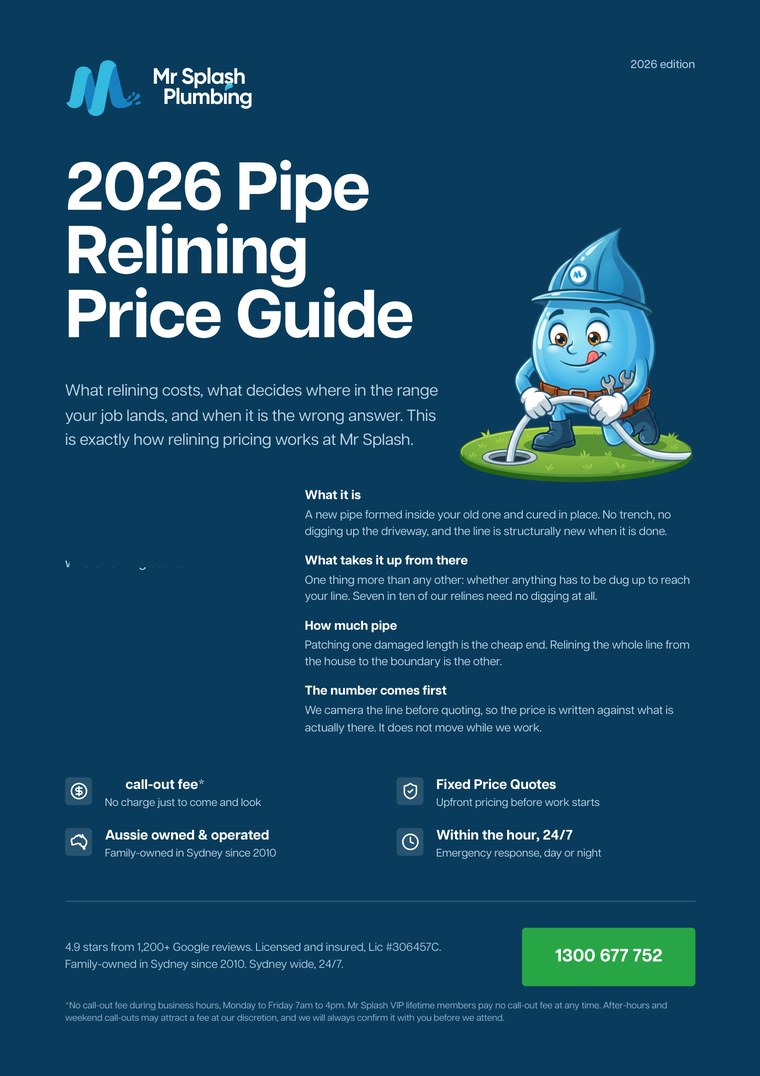 The Pipe Relining Price Guide, front cover